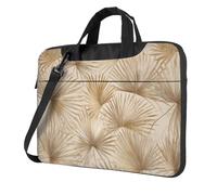Palma Foglie In Beige Colore Laptop Bag Laptop Case 15.6 Pollice Borse Per Computer Imbottito Copertura Del Manicotto Per Le Donne Uomini