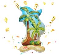 Palma gonfiabile - Decorazione palma gonfiabile, accessori fotografici a tema hawaiano tropicale per compleanni, feste, bambini, ristoranti hotel