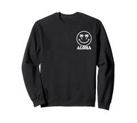 Palma Hawaiana Aloha Happy Face Vacation Design Felpa