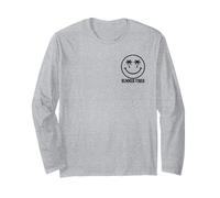 Palma Occhi Happy Face Summer Vacation Beach Design Maglia a Manica