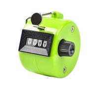 Palmare Contatore Portatile Mano Meccanico Clickers per Coaching Numero 4 Cifre Conteggio Clickers Knitting Counter