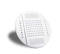 Palmare Docce soffione a mano con 1Pcs 25cm 12V LED Soffitto a pioggia Soffitto a soffitto Tetto doccia a risparmio idrico Soffione doccia Accessori cabina