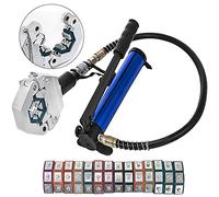 Palmare for tubi flessibili idraulici 7 muore con pompa manuale in alluminio strumenti di crimpatura for separabili for CORRENTE ALTERNATA Linee,Impiego pesante