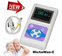 Palmare Spo2 Pulsossimetro Punta per dito Ossigeno nel sangue per adulti OLED,SW