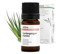 Palmarosa BIO (Cymbopogon martini) - 5 mL - Olio Essenziale Chemiotipizzato e Certificato AB - Aroma Labs - Made in France