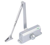 PALMAT regolabile automatico idraulico Chiudiporta (80-120 Kg, Argento)