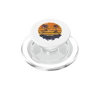 Palme dei mari del sud con una grande alba PopSockets PopGrip per MagSafe