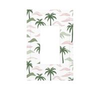 Palme e piccole isole interruttore della luce piastra da parete piastra frontale copertura singolo bilanciere 1 banda decoratore presa coperture per la casa cucina camera bagno Decor