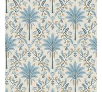 Palme Tropicale Botanico Parati 13751 Blu Esotico Foglia Holden Geometrico