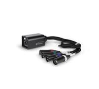 Palmer AoC Loom XLRm Épanoui audio su cavo Cat, etherCON vers 4 x XLR maschi