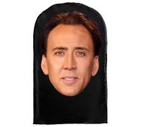 Palmer Tech Maschera da sci Nicolas Cage Sheisty - Passamontagna divertente regalo nero - L'attore con gabbia rabbia!, Nero , Taglia unica