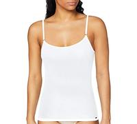 Palmers Body Touch Unterhemd mit Spaghettiträger Canottiera, Bianco (Weiss 100), S Donna