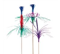 Palmette Colorate Metalizzate Legno 18/22 cm 144 pz - Garcia de Pou
