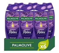 PALMOLIVE - Bagnoschiuma Aroma Essence Ultimate Relax 6x500ml (Consegna in 48 Ore), Bagnoschiuma Profumato e Naturale, Gel Doccia Aromatizzato, 95% Ingredienti Naturali, Bottiglia Riciclabile, Vegano