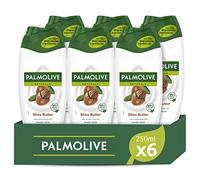 Palmolive, Bagnoschiuma Naturals, Bagnodoccia Crema Per Il Corpo Al Burro di Karité, Idrata Tutti I Tipi Di Pelle Con La Sua Formula Delicata Per Una Pelle Soffice - 6 Flaconi Da 250 ml