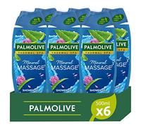 Palmolive Bagnoschiuma Thermal Spa Mineral Massage 500ml x 6 | Gel Doccia con Sale Marino e Aloe | Docciaschiuma con Ingredienti di origine naturale al 93%* | plastica riciclata al 30%