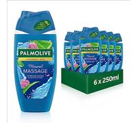 Palmolive Gel doccia Wellness Massage 6 x 250 ml - Gel doccia con sale marino, estratto di aloe e olio essenziale