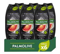 Palmolive Men Bagnoschiuma Uomo Energizzante 3 in 1, 6x500ml