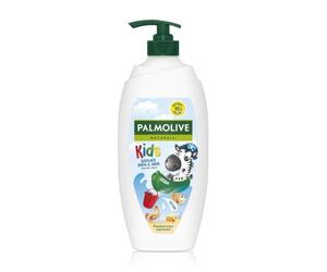 Palmolive Naturals - Pompa per Schiuma per Doccia e Bagnoschiuma | 3 IN 1 Per Bambini, Origine Naturale, Approvato dai Pediatri, Formula Vegana, pH Bilanciato