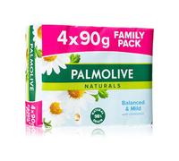 Palmolive Naturals Sapone Solido con Camomilla 4x90 g - Sapone Solido