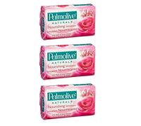 Palmolive Palmolive Naturals nutriente Sensation con barre di latte e petali di rosa sapone, 125 g - Confezione di 3 saponi