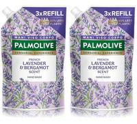 Palmolive Sapone liquido mani Sensorial Experience con fragranze profumate 900 ml, Lavender & Bergamont (Confezione da 2)