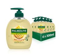Palmolive Sapone Naturals latte e miele 6 x 300 ml - sapone liquido per tutti i tipi di pelle, sapone per le mani, sapone liquido per le mani