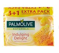 24 Conf. (96 Saponette) Palmolive Indulging Delight Pietra Sapone Latte e Miele