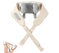 Palmory Neck & Shoulder Massager, Palmory Neck Massager, Upgraded 6 Head Massage, for Back, Waist, Leg Use, Office, Home (White)