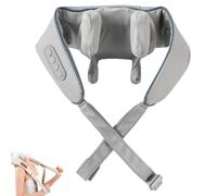 Palmory Neck & Shoulder Massager, Palmory Neck Massager, Upgraded 6 Head Massage, for Back, Waist, Leg Use, Office, Home (Gray)