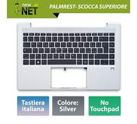 Palmrest con tastiera ITA compatibile con HP M23771-061 Colore Silver