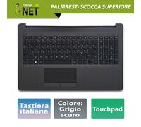 Palmrest con tastiera ITA e touchpad compatibile con HP 15-da1014nl Grigia