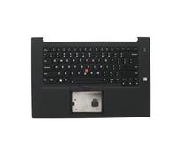 PalmRest e Tastiera del Computer Portatile per Lenovo Thinkpad P1 Gen 2 X1 Extreme 2nd Gen 5M10W78861 5M10W78862 02HM972 02HM971 Inglese USA con retroilluminazione Nuovo