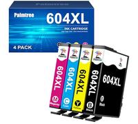 Palmtree 604XL Cartucce di Inchiostro Compatibili per cartucce epson 604 per cartucce epson xp 2200 wf 2930 per Epson Expression Home XP-2200 XP-4200 XP-3200 Workforce WF-2950DWF WF-2910DWF WF-2930DWF