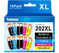 Palmtree Cartucce d'inchiostro 202XL compatibili per Epson 202 cartucce d'inchio