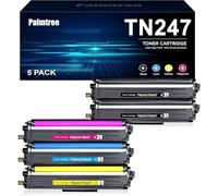 Palmtree TN247 Compatibile Brother TN243CMYK Brother TN-243 Multipack Toner Brother DCPL3550CDW DCP L3550CDW MFC-L3730CDN HL-L3210CW MFC-L3770CDW HL-L3230CDW MFC-L3750CDW (Nero Ciano Giallo Magenta)