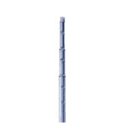 PALO 2X2 4 METRI TELESCOPICO RINFORZATO ZINCO ANTENNA DIGITALE 1,5MM A FUOCO