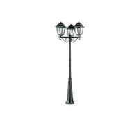 AMALFI PALO ALTO TRE LUCI MAXI E27 Dimensioni 32x99x h 307 cm ha la struttura in alluminio pressofuso di alta qualità colore NERO NERO