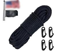 Palo bandiera materiale nylon corda e clip affidabile e leggero