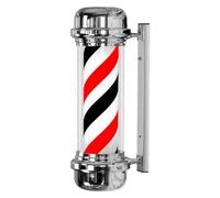 Palo da Barbiere a LED, Lampada Rotante retrò per Parrucchiere, Impermeabile, da Parete, con Scatola Luminosa - Elevata durezza