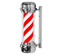 Palo da Barbiere a LED, Lampada Rotante retrò per Parrucchiere, Impermeabile, da Parete, con Scatola Luminosa - Elevata durezza