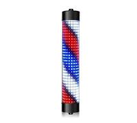 Palo da Barbiere a LED per Esterni, palo da Barbiere per Esterni, Luce Rotante per Barbiere, Parrucchiere, insegna da Parete, Strisce Luminose rotanti, insegna illuminante per Negozio di parrucch