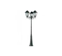 AMALFI PALO ALTO TRE LUCI MAXI E27 Dimensioni 32x99x h 307 cm ha la struttura in alluminio pressofuso di alta qualità colore NERO NERO