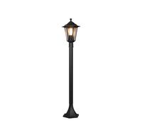 Palo da esterno in alluminio Pienza IP44 H 100 cm nero Nero opaco