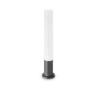 Palo Da Esterno Tondo Moderno Edo Alluminio-Materie Plastiche Antracite Gx53