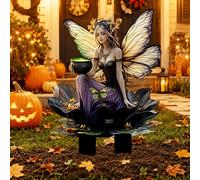 Palo da giardino in acrilico veleno da strega di Halloween, decorazione acrilica da giardino per interni ed esterni, idea regalo per ornamenti in vaso di fiori e abbellimento del paesaggio, adatto per