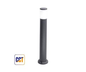 Palo da Giardino LED Amelia 800 80cm E27 CCT 8,5W 920lm Nero IP65