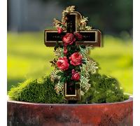 Palo da giardino, palo commemorativo romantico per il cimitero, per il