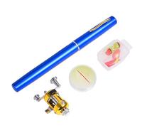 Palo Da Pesca A Penna - Pocket Pisch Passing, Mini asta Telescopico | Portatile Rullo E Mulinello Combo, Attrezzature Da Viaggio Compatto, Sacchetto Leggero Per Escursionismo, Campeggio, Regalo Di