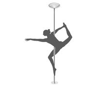 Palo da Pole Dance per casa, Portatile, Rimovibile, Regolabile, 45 mm, Kit Tubo da Ballo statico Rotante, palo da spogliarellista per Esercizi, Club, Feste, Pub, casa